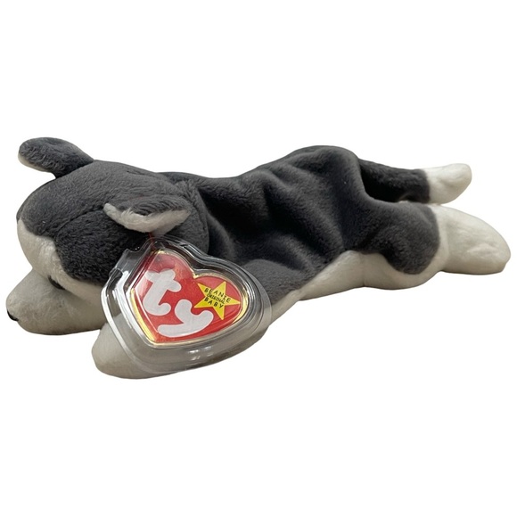 1996, Ty Beanie Baby Nanook the Husky Retired. RARE with Tag Errors Style #4104 - Picture 2 of 10